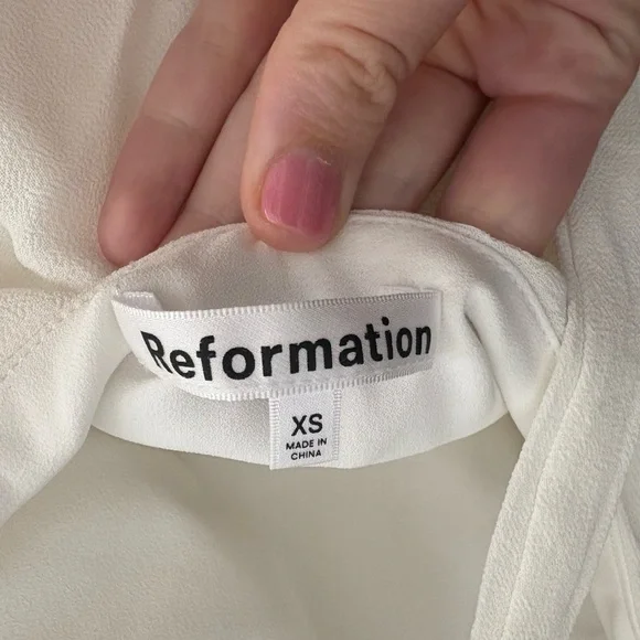 Reformation White Alessandra Dress - Picture 4 of 4